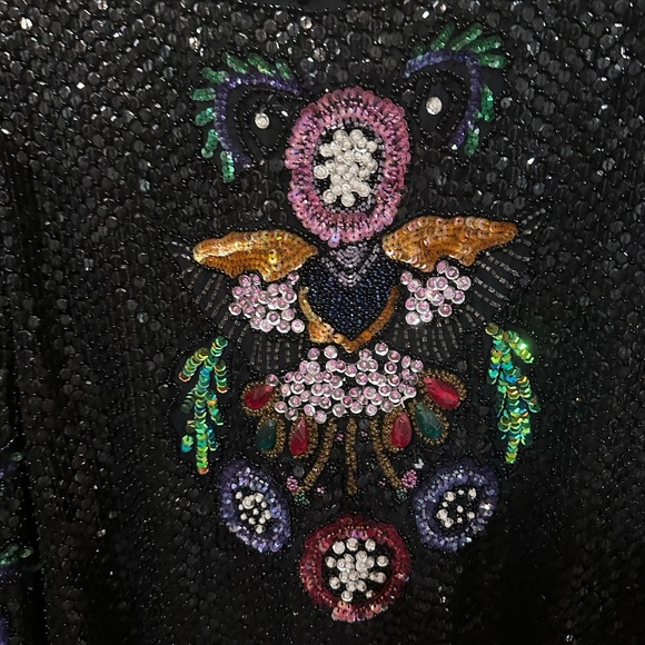 VINTAGE Beaded Sequin Jacket by Joseph Le Bon - Picture 3 of 6